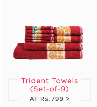 Trident Set of 9 Towels