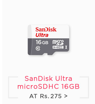 SanDisk Ultra microSDHC 16GB 48MB/S UHS-I Card