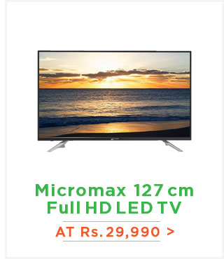 Micromax 50C3600 FHD / 50C5220FHD 127 cm (50) Full HD LED Television With 1 + 2 Year Extended Warranty