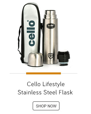 Cello Lifestyle Stainless Steel Flask (1000 ml)
