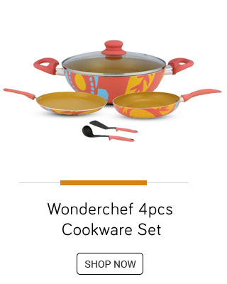 Wonderchef 4 Piece Cookware Set