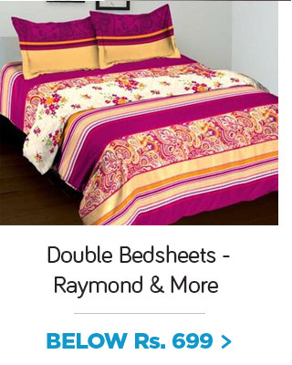 Raymond & More Double Bedsheets