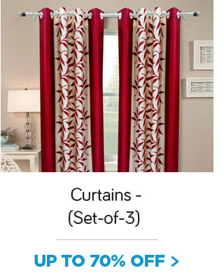 Set of 3 Curtains