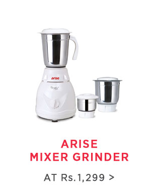 Arise Super Versa 3 Jar 500 W Mixer Grinder - Flat Rs. 1299