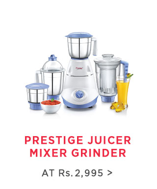 Prestige Iris 750 W 4 Jar Juicer Mixer Grinder - Flat Rs. 2995