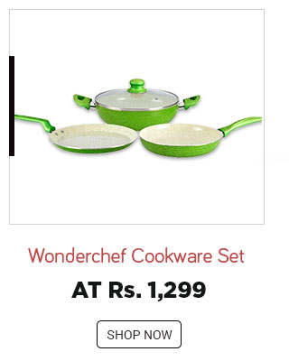 Wonderchef Emerald Cookware Set 4Pcs