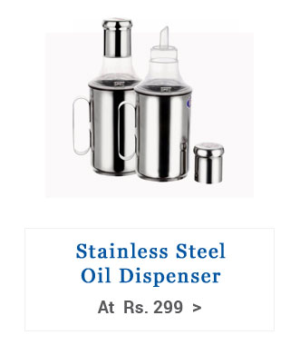 Kc Stainless Steel Oil Dispenser 1000 ml