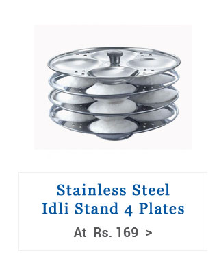Pearl Stainless Steel Idli Stand 4 Plates