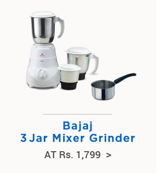Bajaj GX4 500 W 3 Jar Mixer Grinder