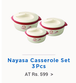 Nayasa Casserole set - 3 Pcs