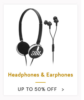 Headphones & Earphones | Up to 50% Off