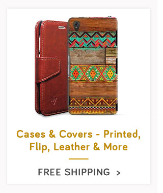 Cases & Covers | Printed, Flip, Leather & More | Free Shipping