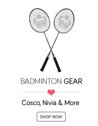 Badminton Gear - Cosco, Nivia & more