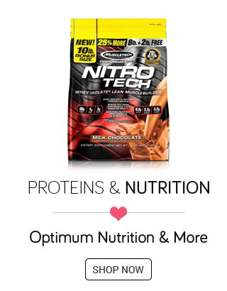 Proteins & Sports Nutrition Min. 10% off, MuscleBlaze, Optimum Nutrition & more