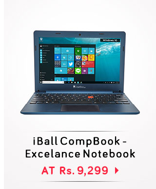 iBall CompBook Intel® Atom™ Windows 10 Excelance Notebook - 29.46 cm