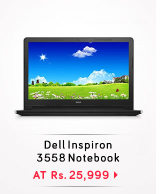 Dell Inspiron 3558 5th Gen Intel® Core™ i3 1TB Notebook - 39.62 cm
