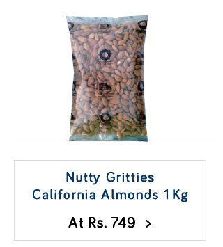 Nutty Gritties California Almonds 1 Kg