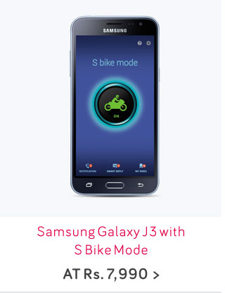 Samsung Galaxy J3 with S Bike Mode - 12.7cm