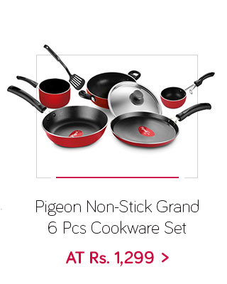 Pigeon Non-Stick Grand 6 pcs 5 layer Cookware Set
