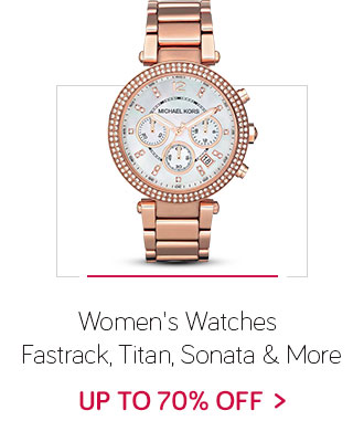 Women's Watches - Fastrack, Titan, Sonata & more - Up to 70% OFF