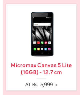 Micromax Canvas 5 Lite (16GB) - 12.7 cm
