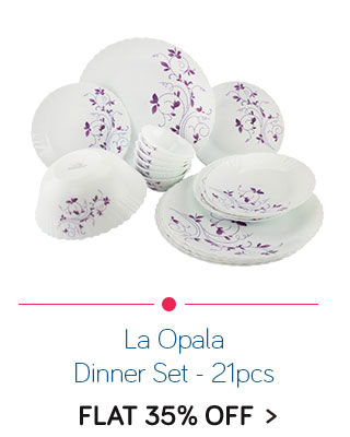 La Opala Dinner Set 21pcs - Flat 35% Off
