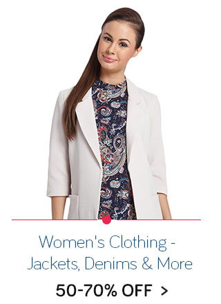 Women's Clothing -  Jackets, Denims & more