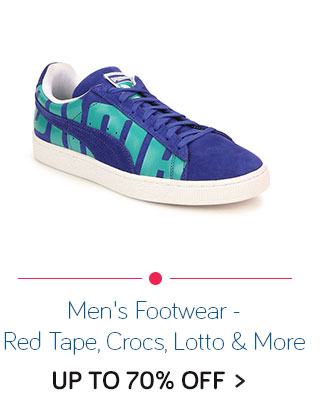 Men's Footwear by  Red Tape | Crocs | Lotto & more