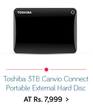 Toshiba 3 TB Canvio Connect Portable External Hard Disc