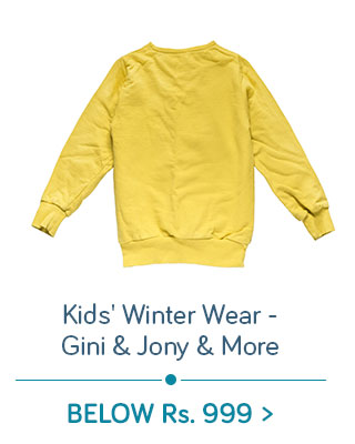 Kids' Winter Wear - Below Rs. 999 - Gini & Jony | FS Miniklub & More