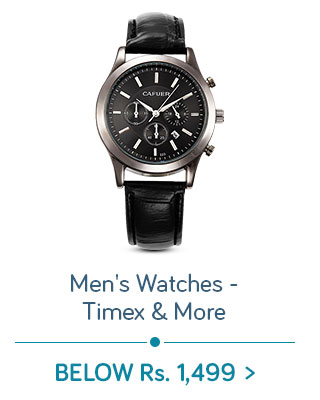 Men's Watches Under 1499 (Sonata | Timex & more)