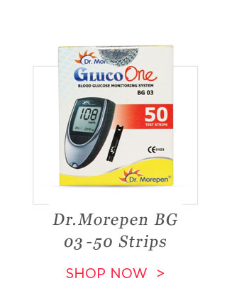 Dr. Morepen BG 03 -50 Strips (Strips Only Pack)