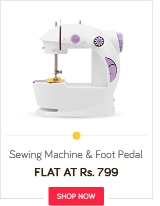 Sewing Machine with Foot Pedal