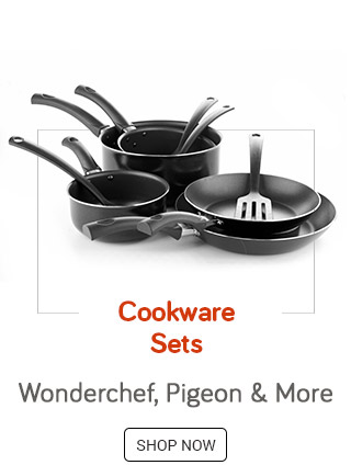 Cookware Sets - Wonderchef, Pigeon & More