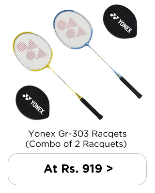 Yonex Gr-303 Racqets (Combo of 2 Racquets) 