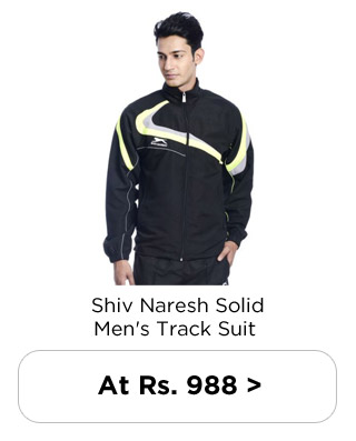 Shiv Naresh Solid Men's Track Suit 