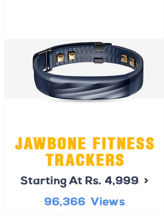 Jawbone Fitness Trackers - Starting At Rs. 4999