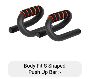 Body Fit S Shaped Push Up Bar