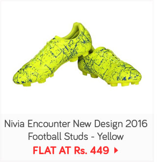Nivia Encounter New Design 2016 Football Studs - Yellow
