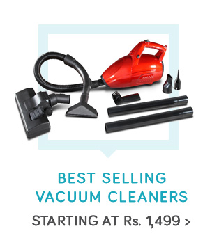 Best Selling Vacuum Cleaners - Starting at 1499