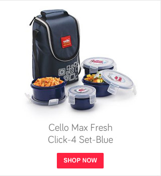 Cello Max Fresh Click-4 Set-Blue