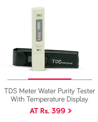 TDS Meter Water Purity Tester with Leather Carry Case and Temperature Display- Designed in the US