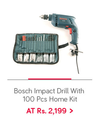 Bosch GSB450RE Impact Drill with 100pcs Home Kit