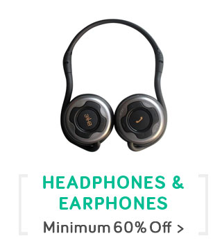 Top rated Headphones & Earphones Minimum 60% Off