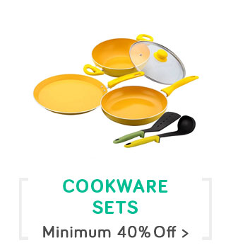 Cookware Sets - Min 40% Off