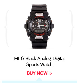 Mt-G Black Analog-Digital Sports Watch