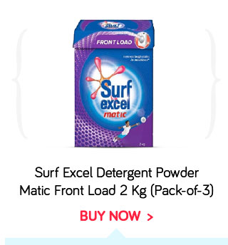 Surf Excel Detergent Powder Matic Front Load 2 Kg(Pack of 3)