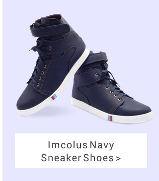 Imcolus Navy Sneaker Shoes