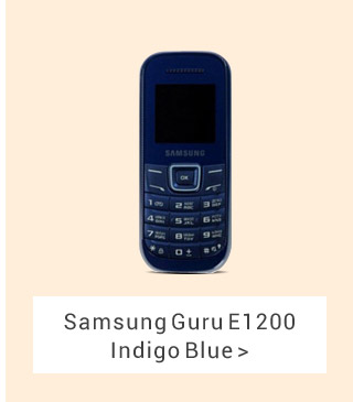Samsung Guru E1200 (Indigo Blue)