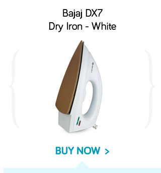 Bajaj DX7 Dry Iron White